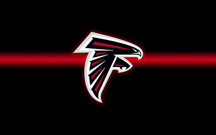 Atlanta Falcons Logo, hawk logo, nfl, HD wallpaper
