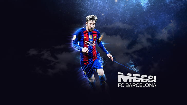 FC Barcelona, Lionel Messi, HD wallpaper