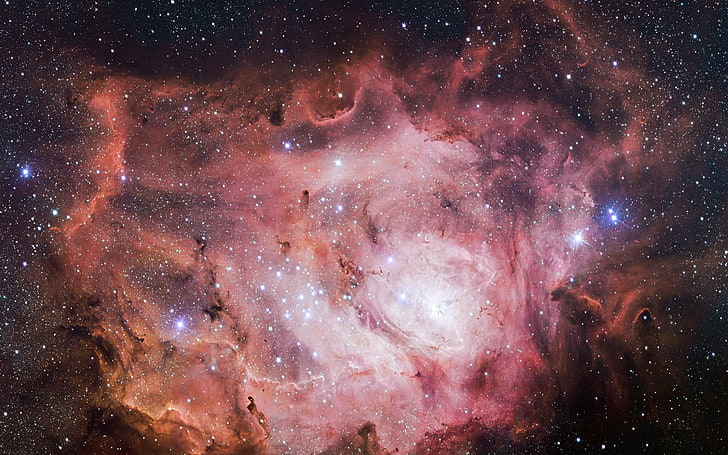 Pink lagoon nebula-Digital Space HD Wallpaper, astronomy, star - space, HD wallpaper
