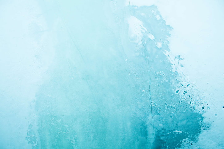 blue, frozen, ice, lake, snow, snow white, tracks, backgrounds, HD wallpaper