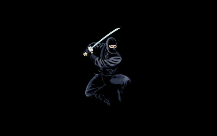 Ninja Assassin Series Black Background Stock Photo - Download Image Now -  20-24 Years, 25-29 Years, Adult - iStock