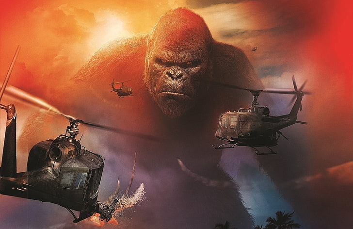 Movie, Kong: Skull Island, King Kong, HD wallpaper