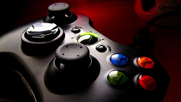 Xbox 360 controller, gamepad, Game console, joystick, technology, HD wallpaper