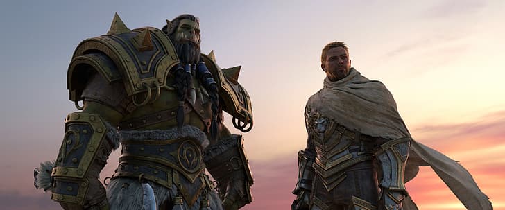 World of Warcraft : The War Within, Anduin Wrynn, Thrall, HD wallpaper