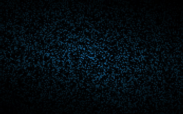 dots, pattern, black, and, blue, abstract, backgrounds, night, HD wallpaper