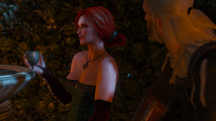 The Witcher 3: Wild Hunt, Triss Merigold, Geralt of Rivia, HD wallpaper