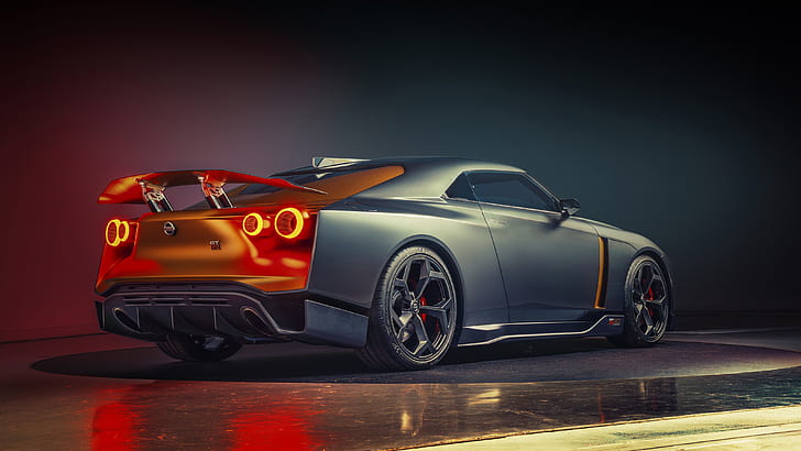 Concept, Nissan, 2018, ItalDesign, GT-R50, HD wallpaper