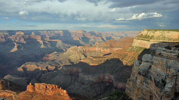 Grand Canyon, USA, nature, mountains, landscape, rock, scenics - nature, HD wallpaper