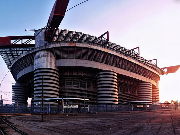 AC Milan, Inter Milan, Italy, soccer, Stadium, HD wallpaper