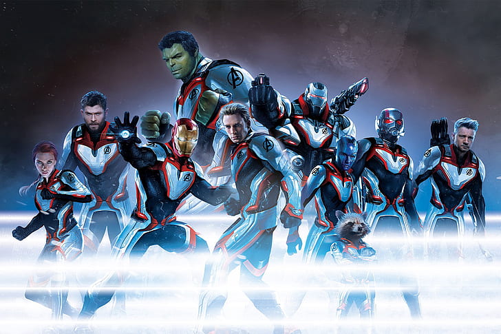 The Avengers, Ant-Man, Avengers EndGame, Black Widow, Captain America, HD wallpaper