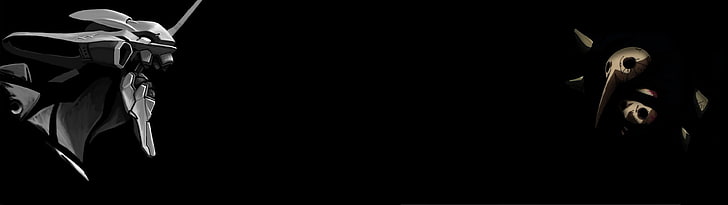 Neon Genesis Evangelion wallpaper, anime, black Color, black Background, HD wallpaper