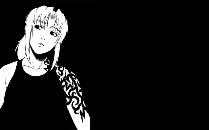 Revy - Black Lagoon, female anime character, 1920x1200