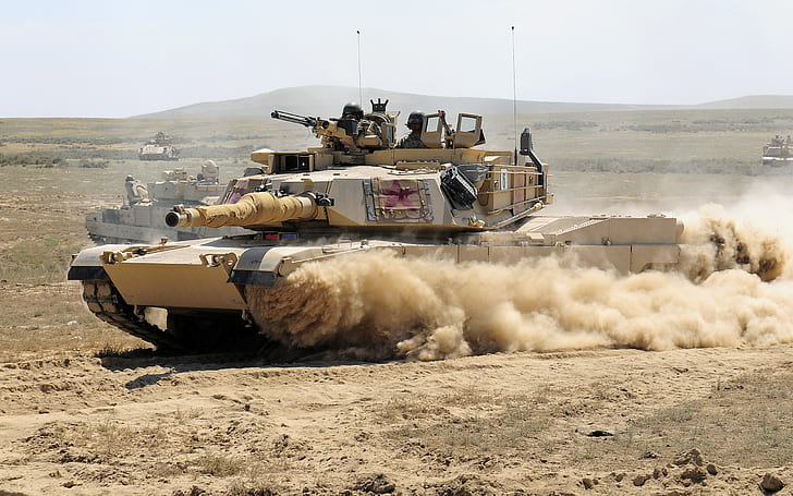 weapons, tank, M1A2 Abrams, HD wallpaper