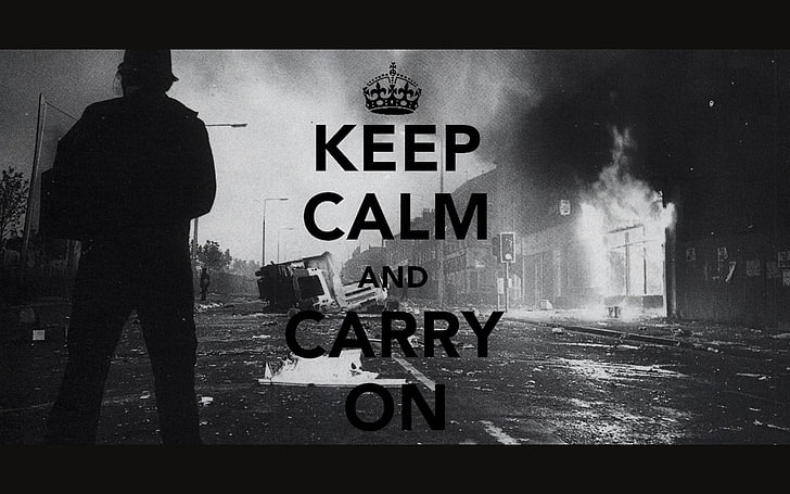 HD wallpaper: keep calm and carry on wallpaper, quote, text, western script  | Wallpaper Flare