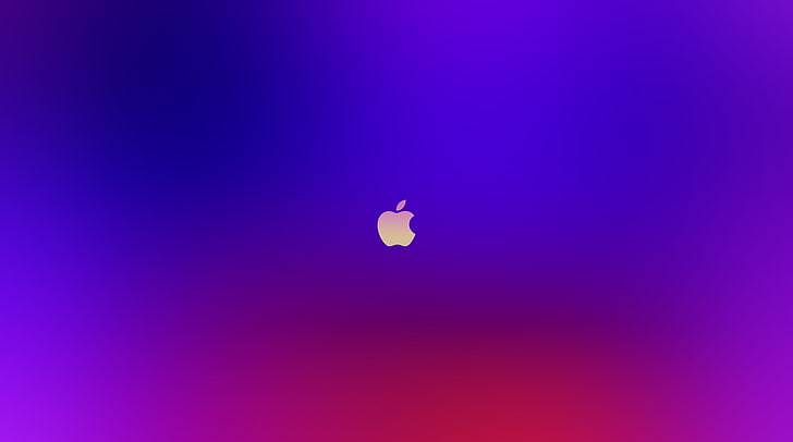 FoMef - iCloud Blue-Purble, Apple logo, Computers, Mac, sky, copy space, HD wallpaper