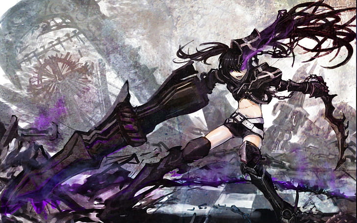 Kuroi Mato, Insane Black Rock Shooter, Anime, HD wallpaper