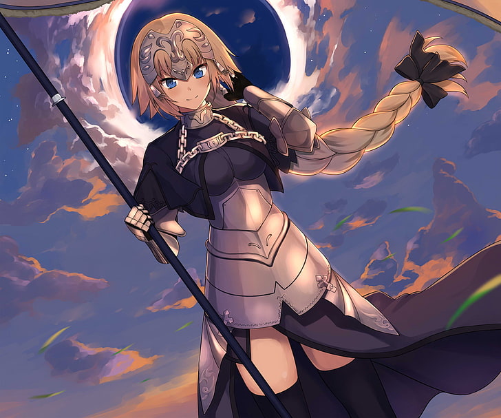 Fate/Apocrypha, Fate Series, anime girls, Ruler (Fate/Apocrypha), HD wallpaper