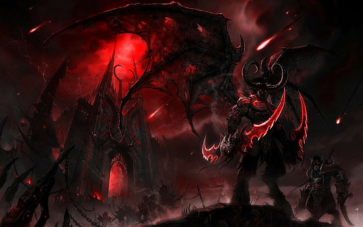 World of Warcraft, video games, Illidan Stormrage, World of Warcraft: The Burning Crusade, HD wallpaper
