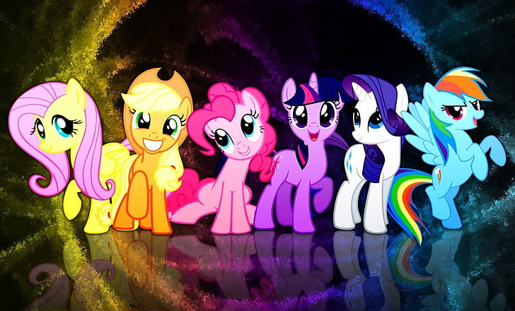 My Little Pony Mane 6, My Little Pony collection, Cartoons, Others, HD wallpaper