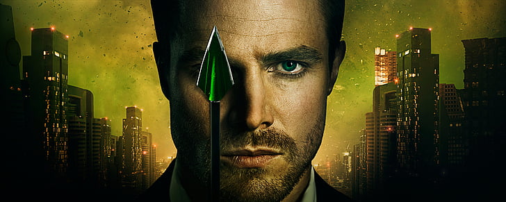 Arrow movie poster, Stephen Amell, Oliver Queen, DC Comics, 4K