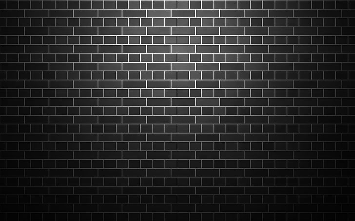 gray and black brick wall, simple background, texture, pattern