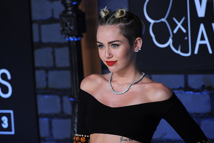 photo, Miley Cyrus, 4k, HD wallpaper