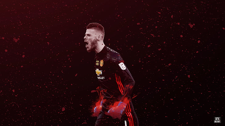 David de Gea, Footballer, Spanish, Manchester United, 4K, HD wallpaper