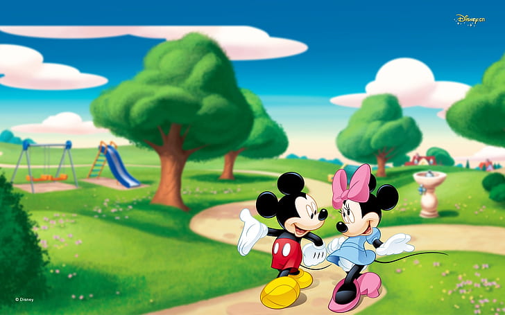 Close friend, minnie and mickey mouse poster, Disney, HD wallpaper
