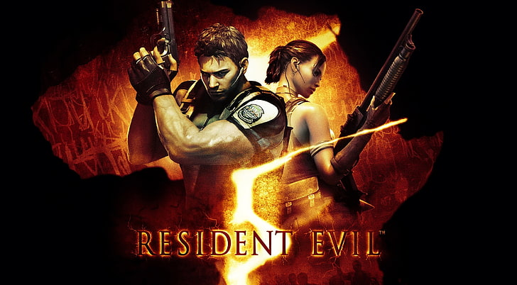 Resident Evil 5, Resident Evil 5 digital wallpaper }, Games, chris redfield