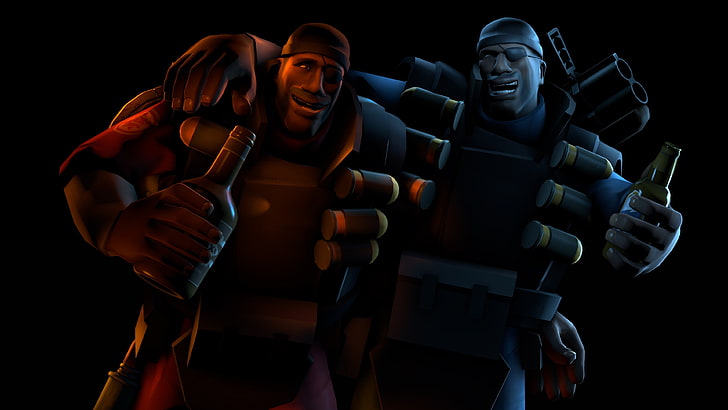 team fortress 2 4k hd wallpaper free download, indoors, muscular build