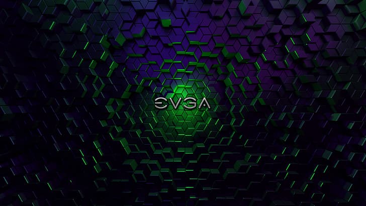 EVGA, computer, vortex, HD wallpaper