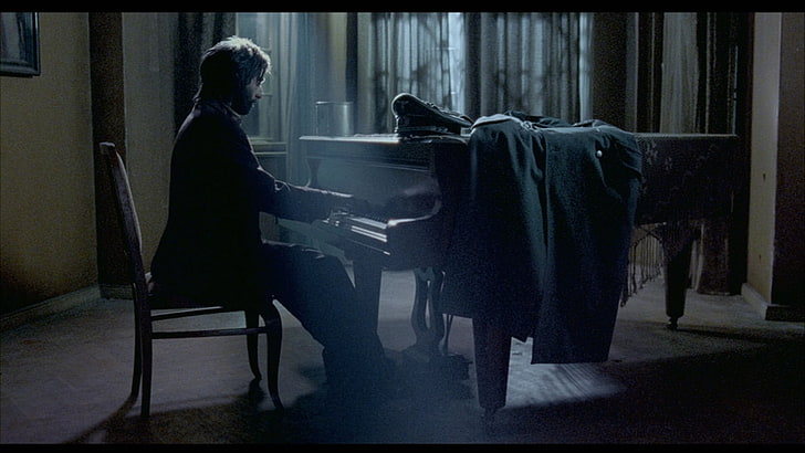 brown grand piano, The Pianist, Roman Polanski, Adrien Brody, HD wallpaper