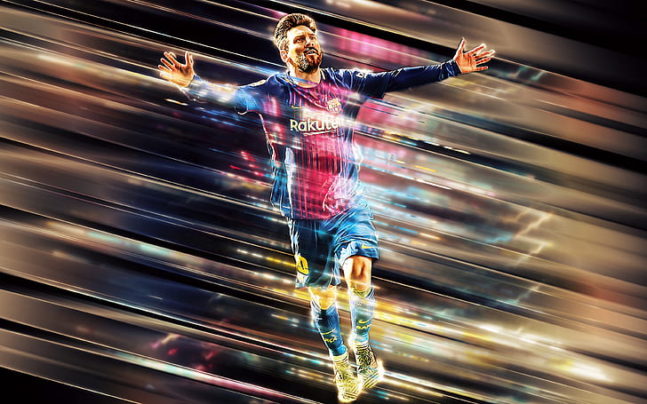 Hd Wallpaper Soccer Lionel Messi Argentinian Fc Barcelona Wallpaper Flare