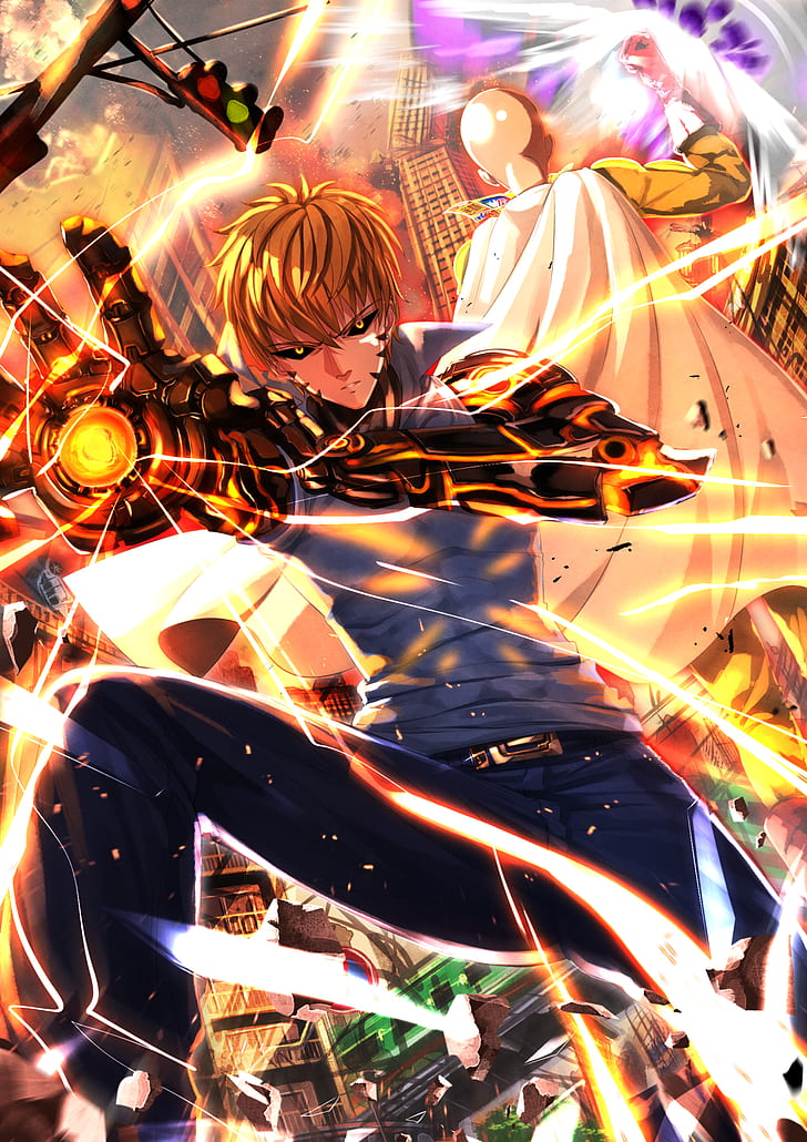 Genos One Punch Man Wallpapers  Wallpaper Cave