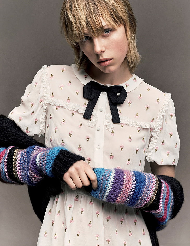 Edie Campbell, model, women, one person, child, portrait, childhood