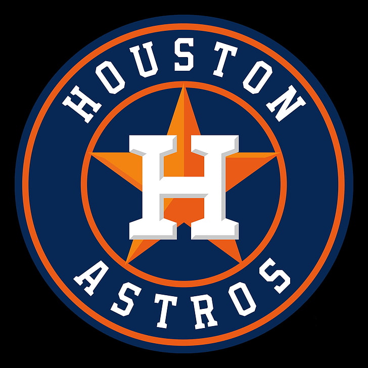 Houston Astros, Major League Baseball, logotype, communication, HD wallpaper