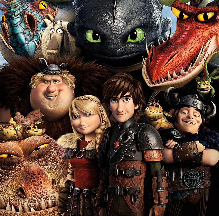 How to Train Your Dragon 2 Dragons HD Wallpaper, How To Train Your Dragon poster, HD wallpaper