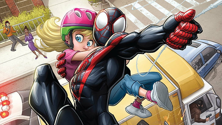 HD wallpaper: Spider-Man, Little Girl, Marvel Comics | Wallpaper Flare