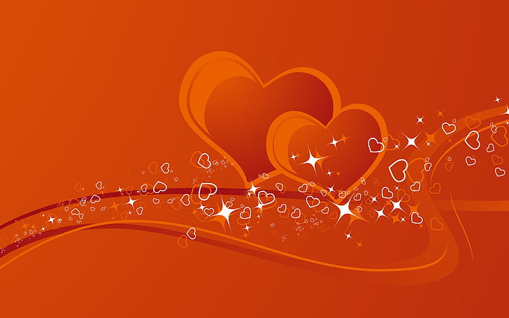 Couple hearts, love, HD wallpaper