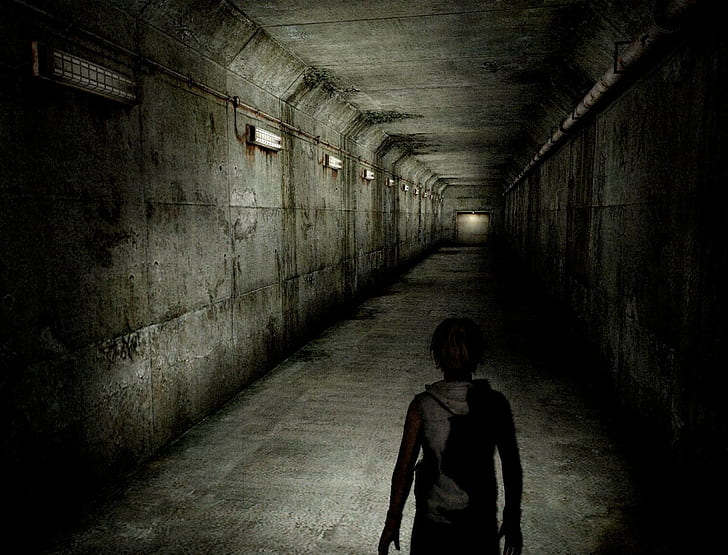Hd Wallpaper Video Games Silent Hill Architecture Tunnel Wall Building Feature Wallpaper Flare