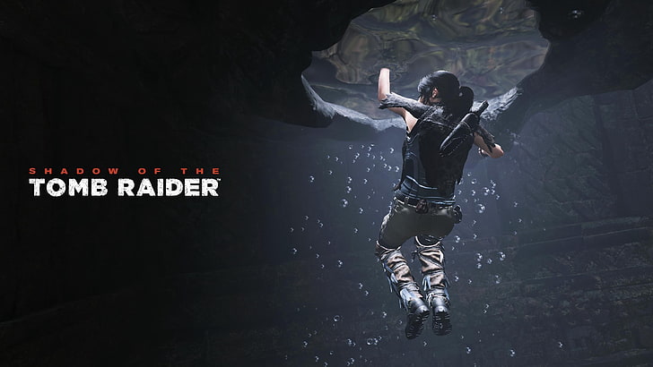 Lara Croft, Shadow of the Tomb Raider, video games, real people, HD wallpaper