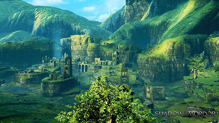 HD wallpaper: Shadow Mordor game application screenshot, video games, Middle -earth: Shadow of Mordor | Wallpaper Flare