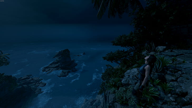night, Lara Croft, Shadow of the Tomb Raider