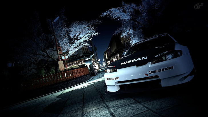 white and black Nissan car, Silvia, 2002, Spec-R, Aero, (s15) RM HD wallpaper
