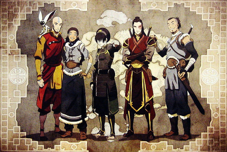 avatar the last airbender, group of people, architecture, full length, HD wallpaper