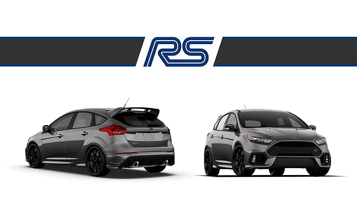 black and gray car bed frame, Ford USA, ford focus, Focus RS, HD wallpaper