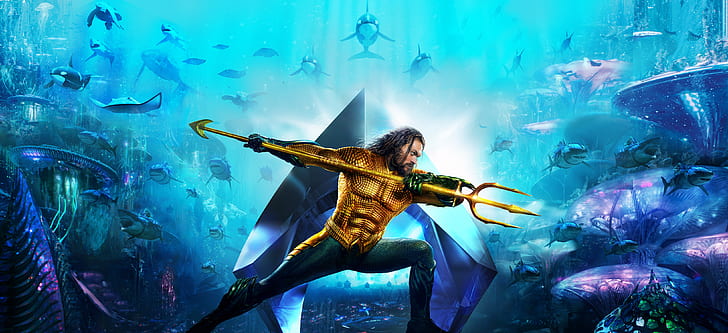 Aquaman 2018 Movie Banner Textless