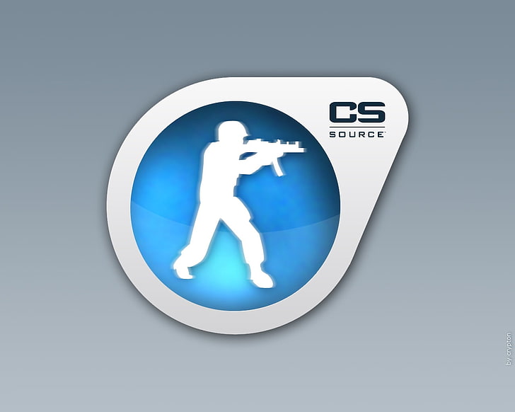 CS Go source illustration, counter-strike source, soldier, badge, HD wallpaper