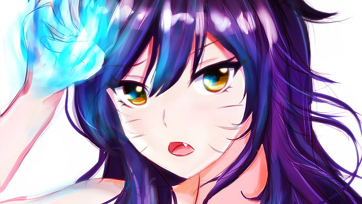 5. Ahri and girl with blue hair - Reddit - wide 9