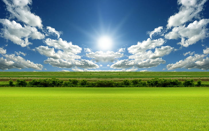 HD wallpaper: landscape photography of green field under blue sky, Windows  XP | Wallpaper Flare